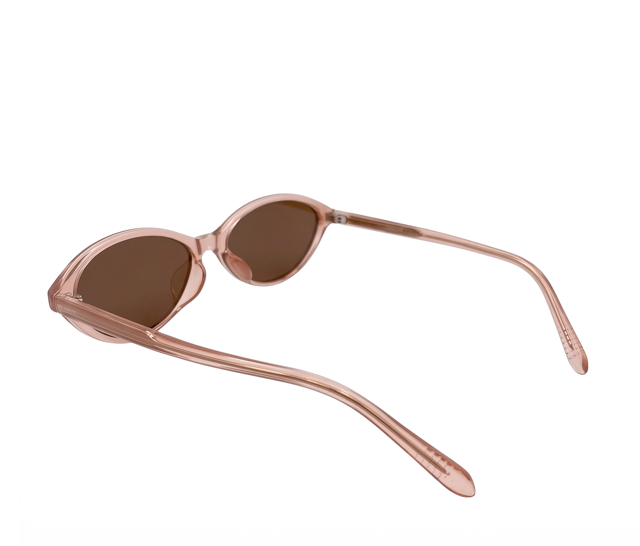 Polarized Vixen Cateye Frame Sunglasses - Brown Clear