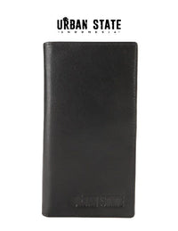 Weekend Long Leather Wallet - Black