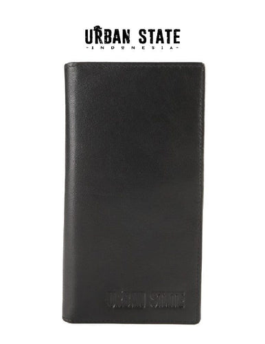 Weekend Long Leather Wallet - Black