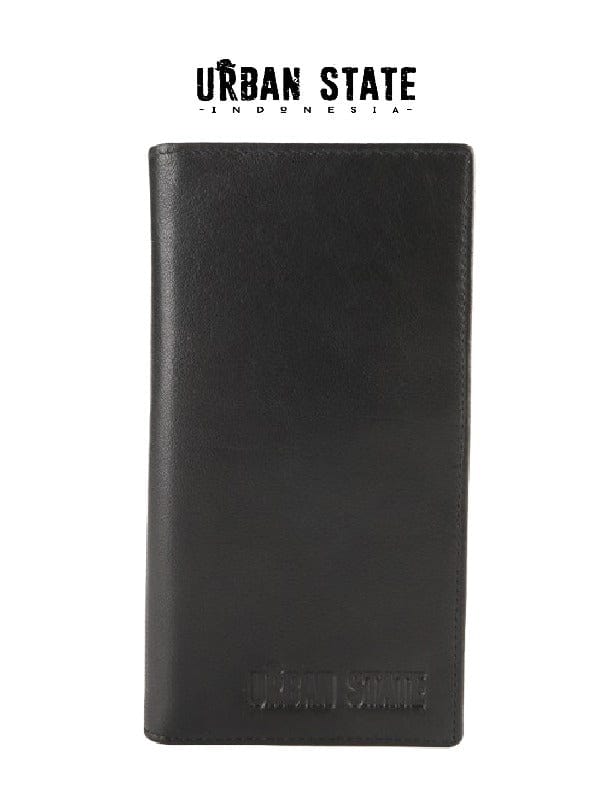 Weekend Long Leather Wallet - Black