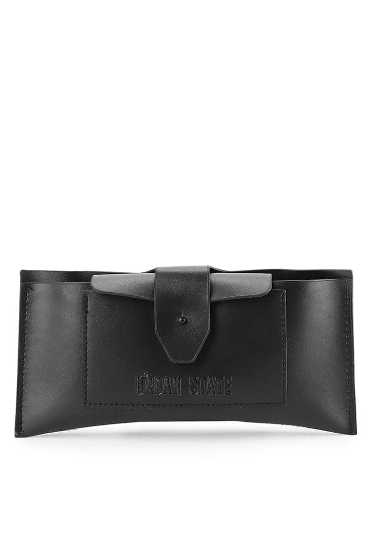 Polarized Metal Frame Prospec Square Sunglasses - Black Silver