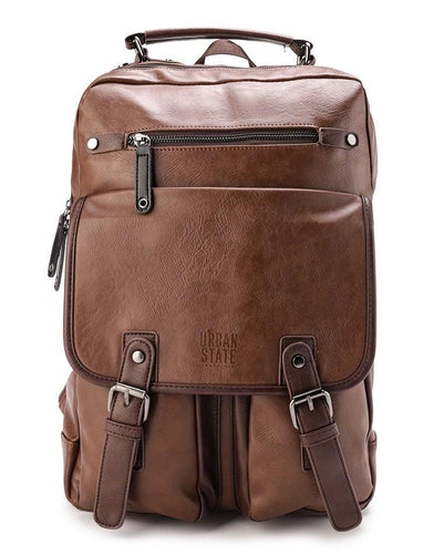 Pu Utility Large Backpack - Camel