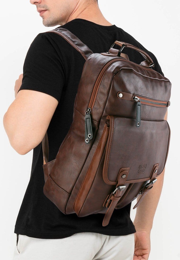 Pu Rucksack Pu Utility Large Backpack-Black – Urban State Indonesia