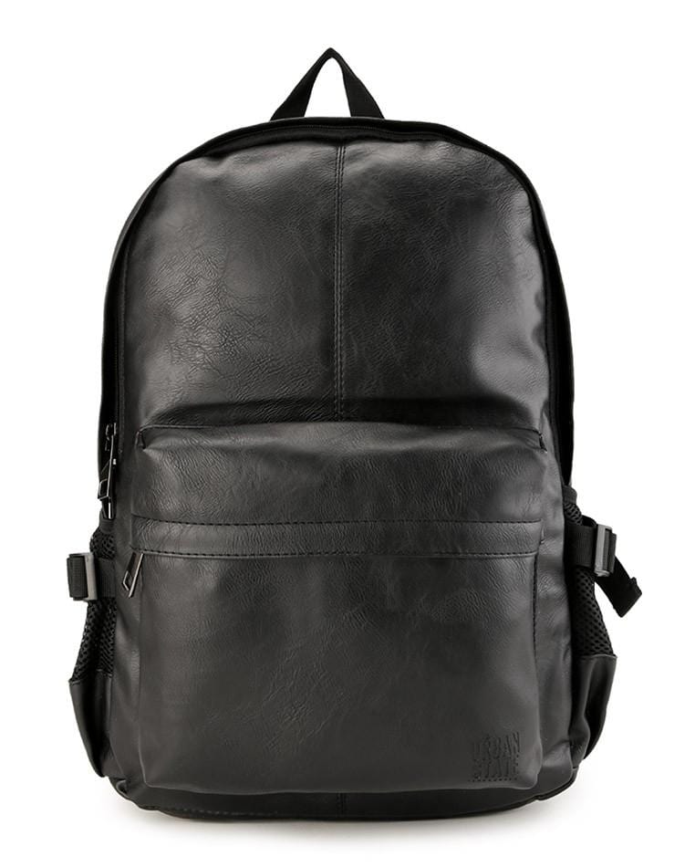 backpack leather indonesia Distressed Leather Mesh Backpack