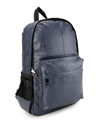 Distressed Leather Mesh Backpack - Navy Backpacks - Urban State Indonesia