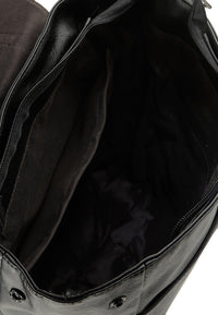 Distressed Leather Nomad Backpack - Black Backpacks - Urban State Indonesia