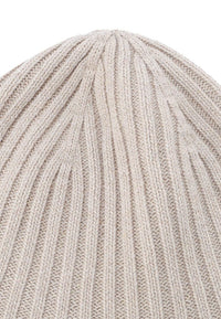 Textured Knit Beanie - Cream