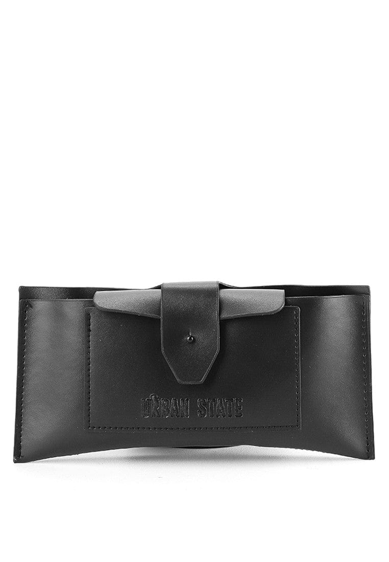 Polarized Plastic Frame Zora Square Sunglasses - Black Multi
